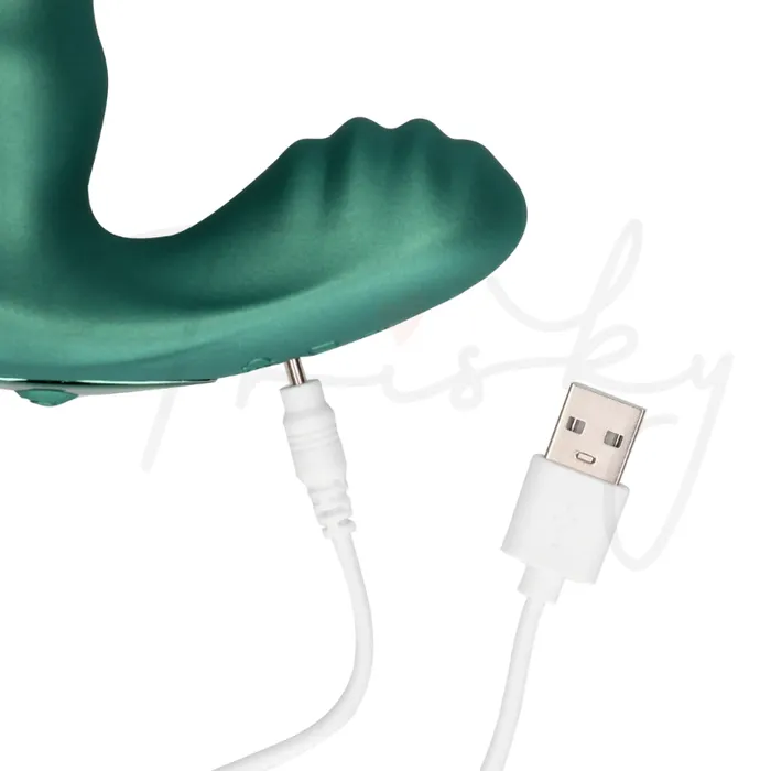 SHOTS Male Sex Toys SHOTS Beaded Vibrating Prostate Massager with Remote Control Metallic Green
