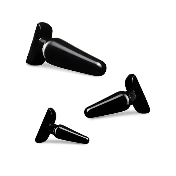 Blush Anal Anal Adventures By Blush Basic Kit Black Anal Plug