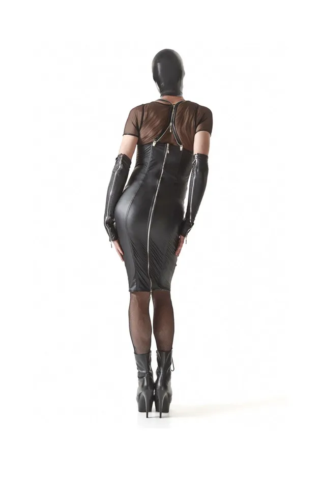CRD Fetish Female Sex Toys Dress with suspenders CRD Fetish Wear