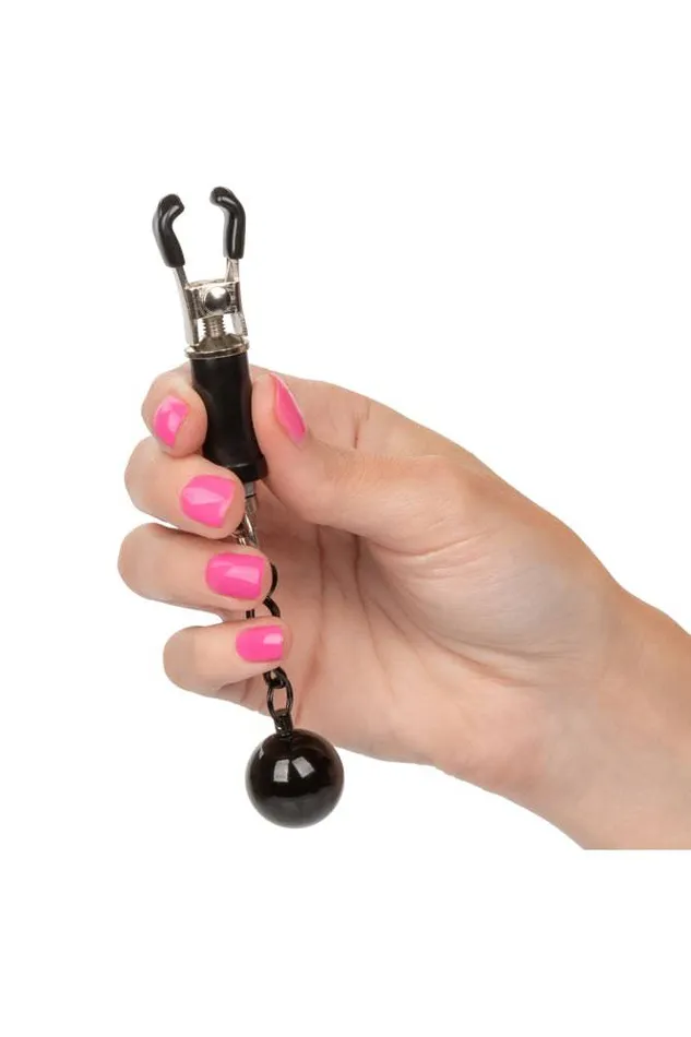 Cal Exotics Female Sex Toys Cal Exotics Nipple Grips Weighted Twist Nipple Clamps