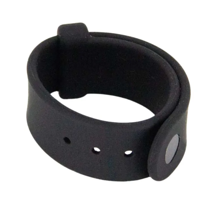 Male Sex Toys Love In Leather Adjustable Silicone Cock Ring LOVE IN LEATHER