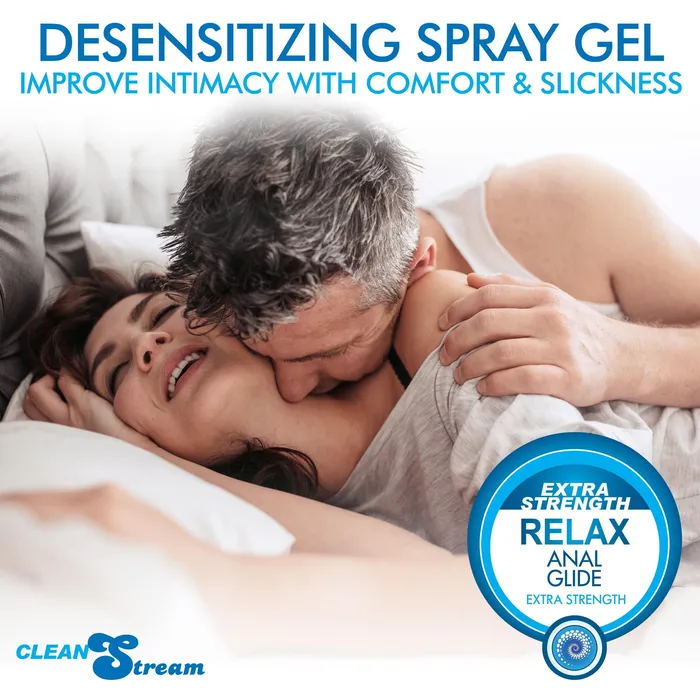 4oz CleanStream Relax Desensitizing Anal Lube with Injector Kit CleanStream Male Sex Toys