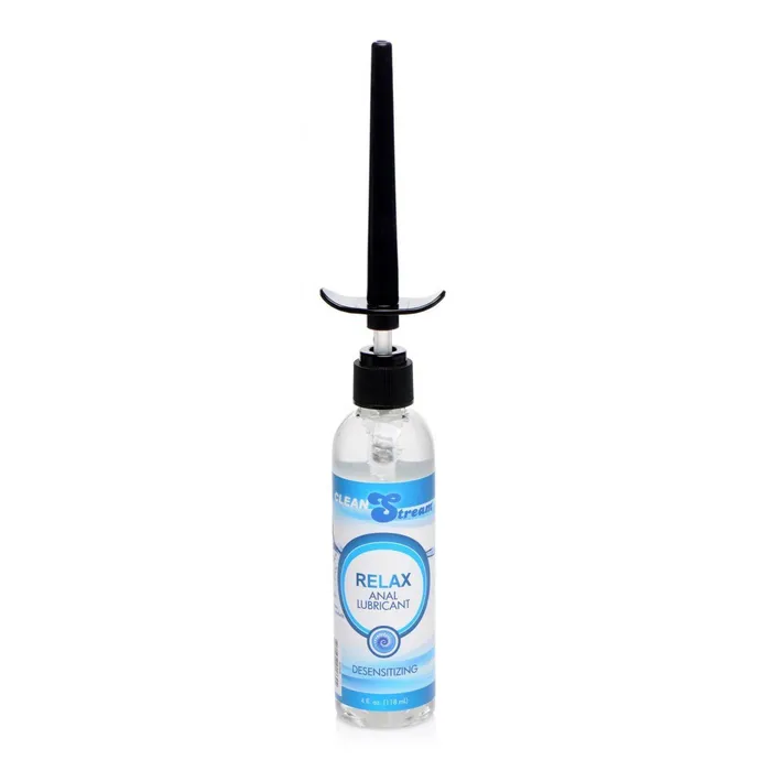 4oz CleanStream Relax Desensitizing Anal Lube with Injector Kit CleanStream Male Sex Toys