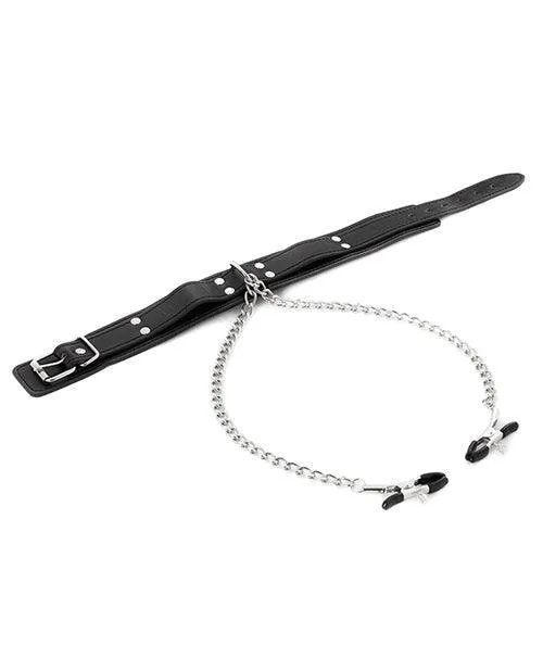Couples Sex Mischief Nipple Clamps Wcollar Sportsheets International