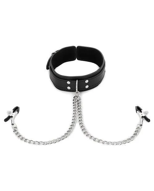 Couples Sex Mischief Nipple Clamps Wcollar Sportsheets International