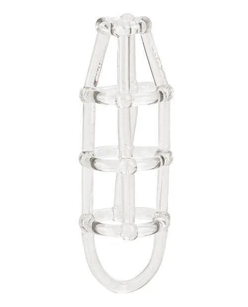 Male Sex Toys California Exotic Novelties Cock Cage Enhancer Clear