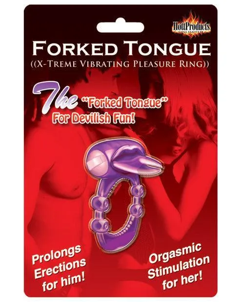 Male Sex Toys Hott Products Forked Tongue Xtreme Vibrating Pleasure Ring