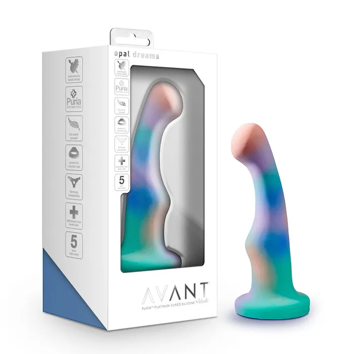 Female Sex Toys Blush Avant Opal Dreams 6 in Silicone Dildo with Suction Cup Aqua Female Sex Toys Blush Avant Opal Dreams 6 in Silicone Dildo with Suction Cup Aqua