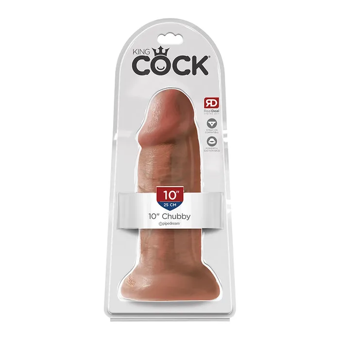 Pipedream King Cock 10 in Chubby Realistic Dildo With Suction Cup Tan Pipedream Female Sex Toys Pipedream King Cock 10 in Chubby Realistic Dildo With Suction Cup Tan Pipedream Female Sex Toys